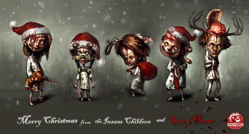 Alice: Madness Returns - Рождественская открытка от Spicy Horse